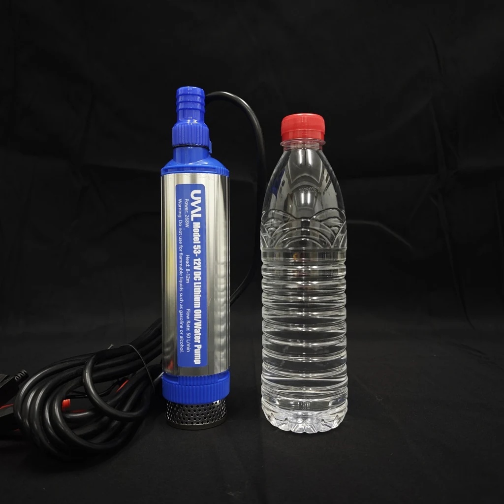 Model 53 Cordless shown beside a 550 ml bottle for scale